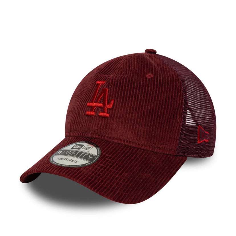 Kapa New Era Cord 9TWENTY LA Dodgers Adjustable Cap Bordo | 60691099