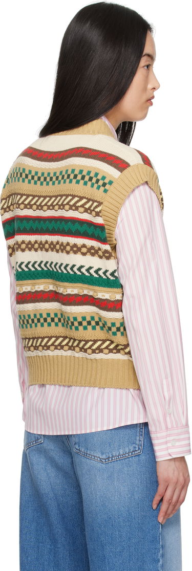 Pleteni pulover Max Mara Weekend Max Mara Vicino Knit Vest Bež | 2515351021600, 2