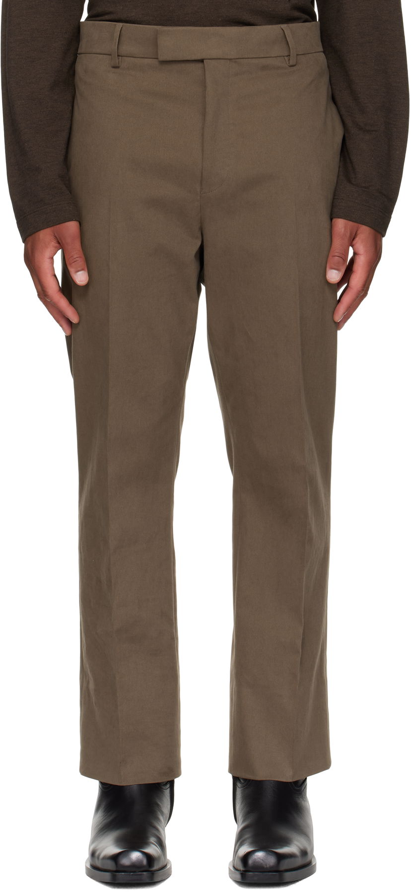Hlače FERRAGAMO Ferragamo Tailored Trousers Zelena | 787028