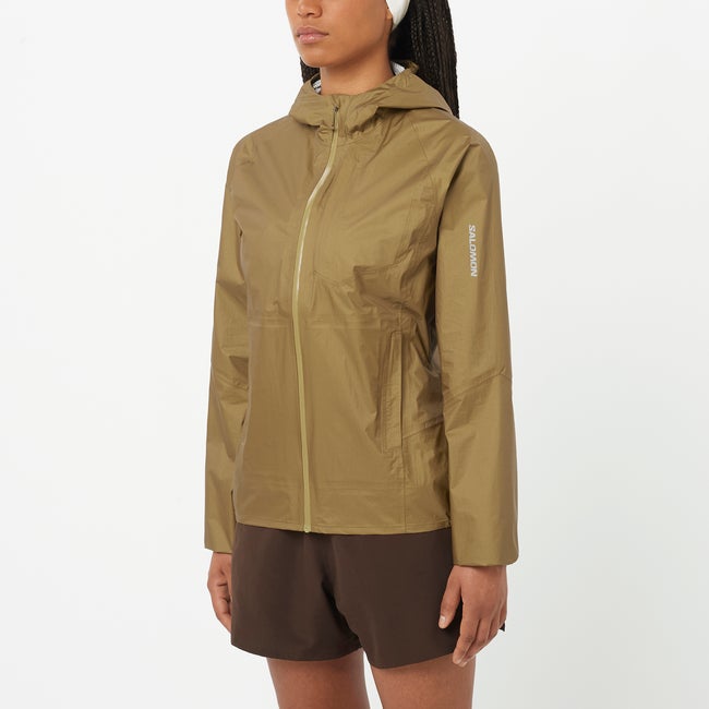 Dežni plašč Salomon Bonatti Waterproof Jacket Zelena | LC2685500