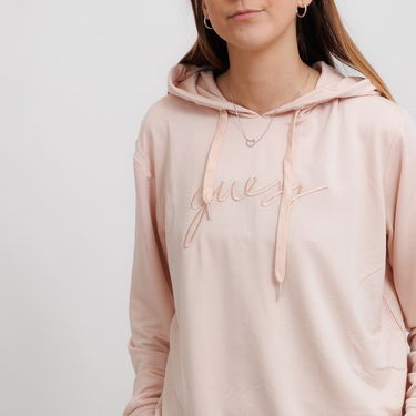 Pulover GUESS Guess Lucia Hoodie Roza | O5GQ00KCQP2-G6I6, 2