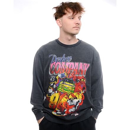 Pleteni pulover DC DC Throwback 94 Crew Sweatshirt Črna | ADYSF03129-BAC
