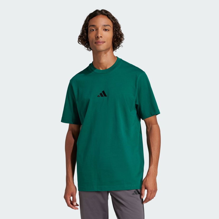 Majica adidas Performance Essentials Small Logo Jersey T-Shirt Zelena | JF1096