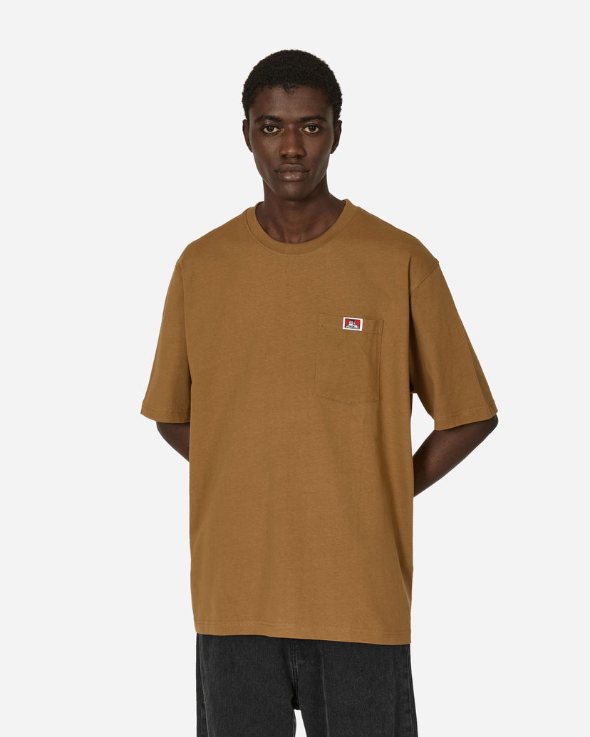 Majica Ben Davis Classic Label Pocket Heavy Duty T-Shirt Rjava | BEN917 001