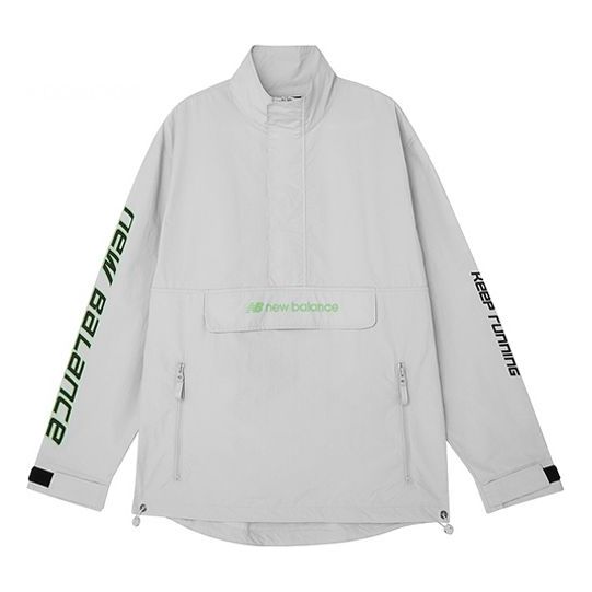 Vetrovka New Balance Keep Running Anorak Siva | AMJ03321-LAN