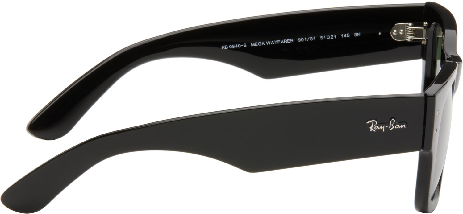 Sončna očala Ray-Ban Mega Wayfarer Sunglasses Črna | 0RB0840 8056597720670, 1
