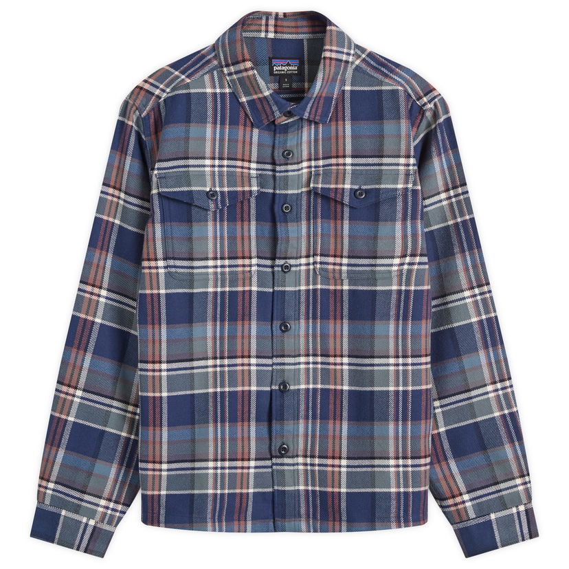 Srajce Patagonia Fjord Flannel Shirt Modra | 42401-ADNA