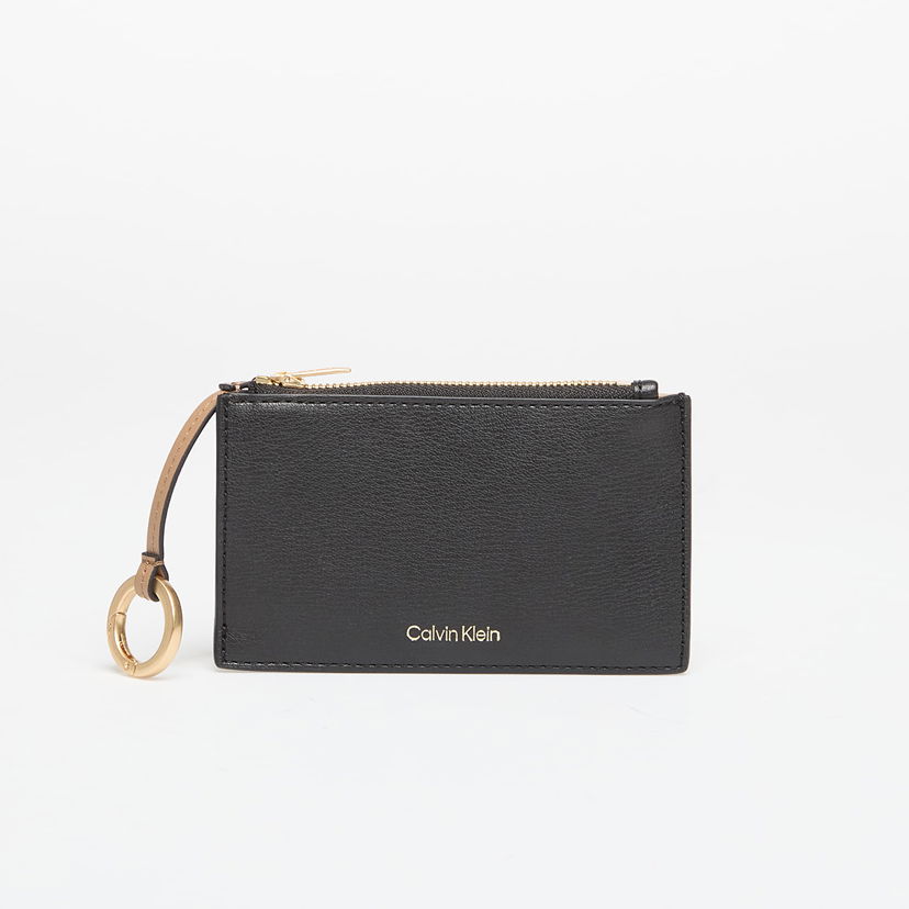 Denarnica CALVIN KLEIN Calvin Klein Top Zip Card Case with Keychain Črna | LV04F1090G 332