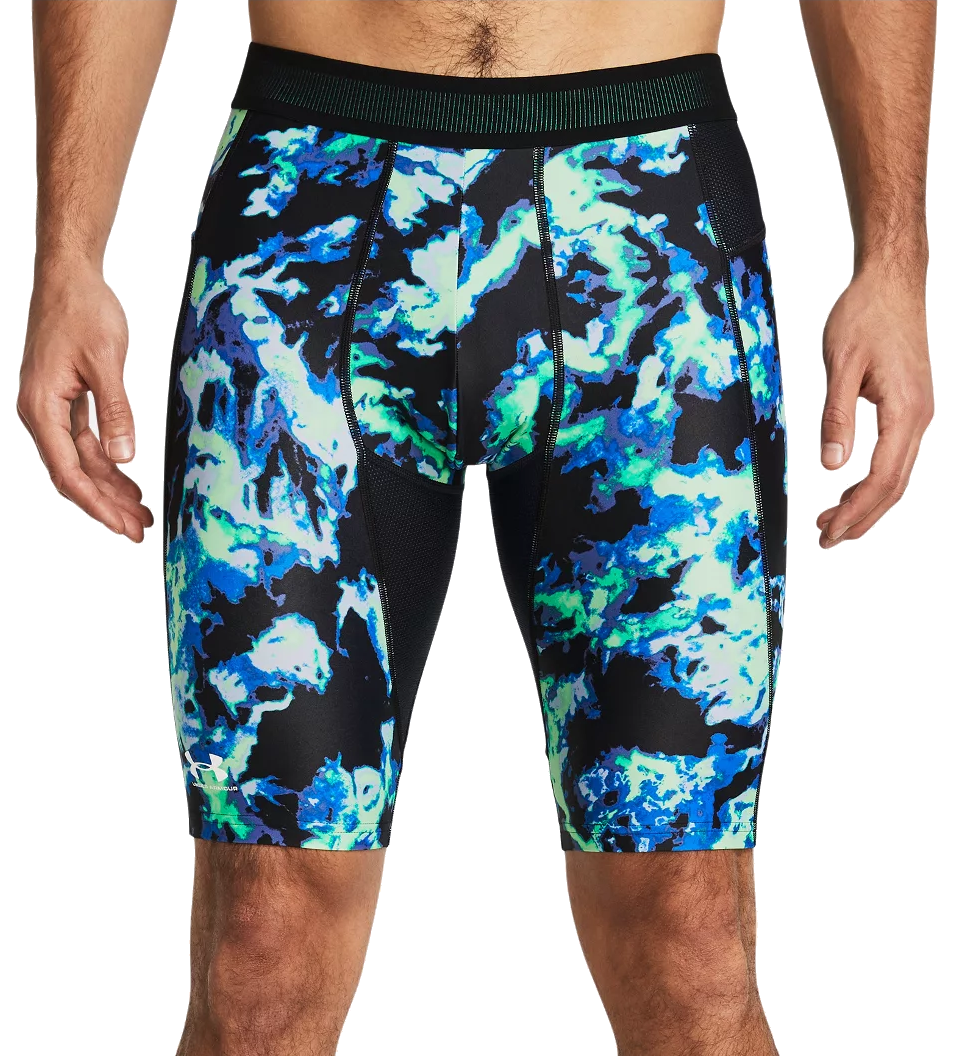 Kratke hlače Under Armour HeatGear® Iso-Chill Printed Long Shorts Modra | 1383778-299, 0