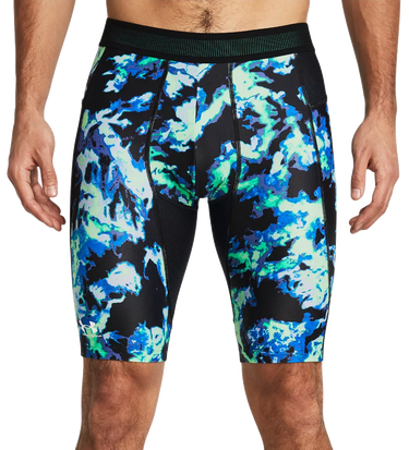 Kratke hlače Under Armour HeatGear® Iso-Chill Printed Long Shorts Modra | 1383778-299, 0