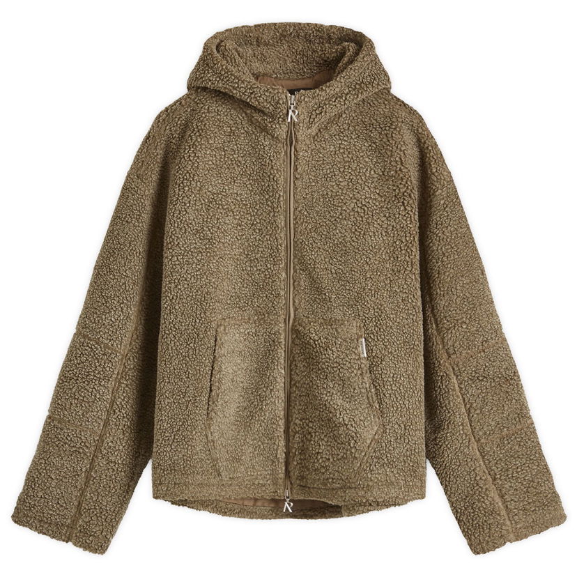 Jakna Represent Clo Fleece Jacket With Hood Rjava | MLM1344-021