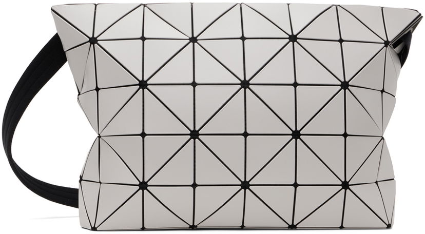 Torba za čez ramo BAO BAO ISSEY MIYAKE Blocky Small Shoulder Bag Siva | BB46AG491