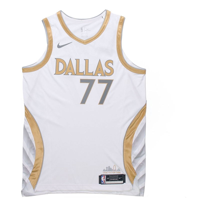 Dres Nike Luka Doncic Dallas Mavericks Jersey Bela | CN1592-104