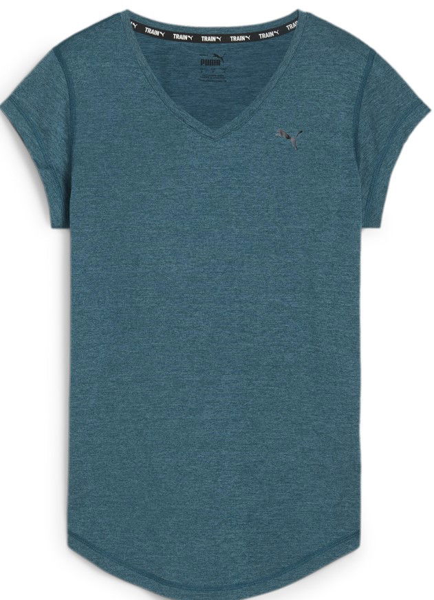 Majica Puma TRAIN FAV HEATHER CAT TEE Zelena | 526226-22