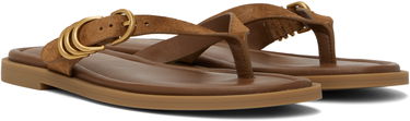 Nega čevljev rag & bone rag & bone Gia Suede Thong Sandals Rjava | WFF25SF1003SU03, 3