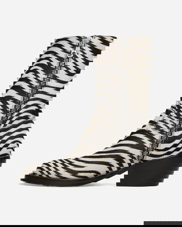 Modni dodatki Dries Van Noten Ponyhair Zebra Print Boots Večbarvna | 252-021707-302 900, 3