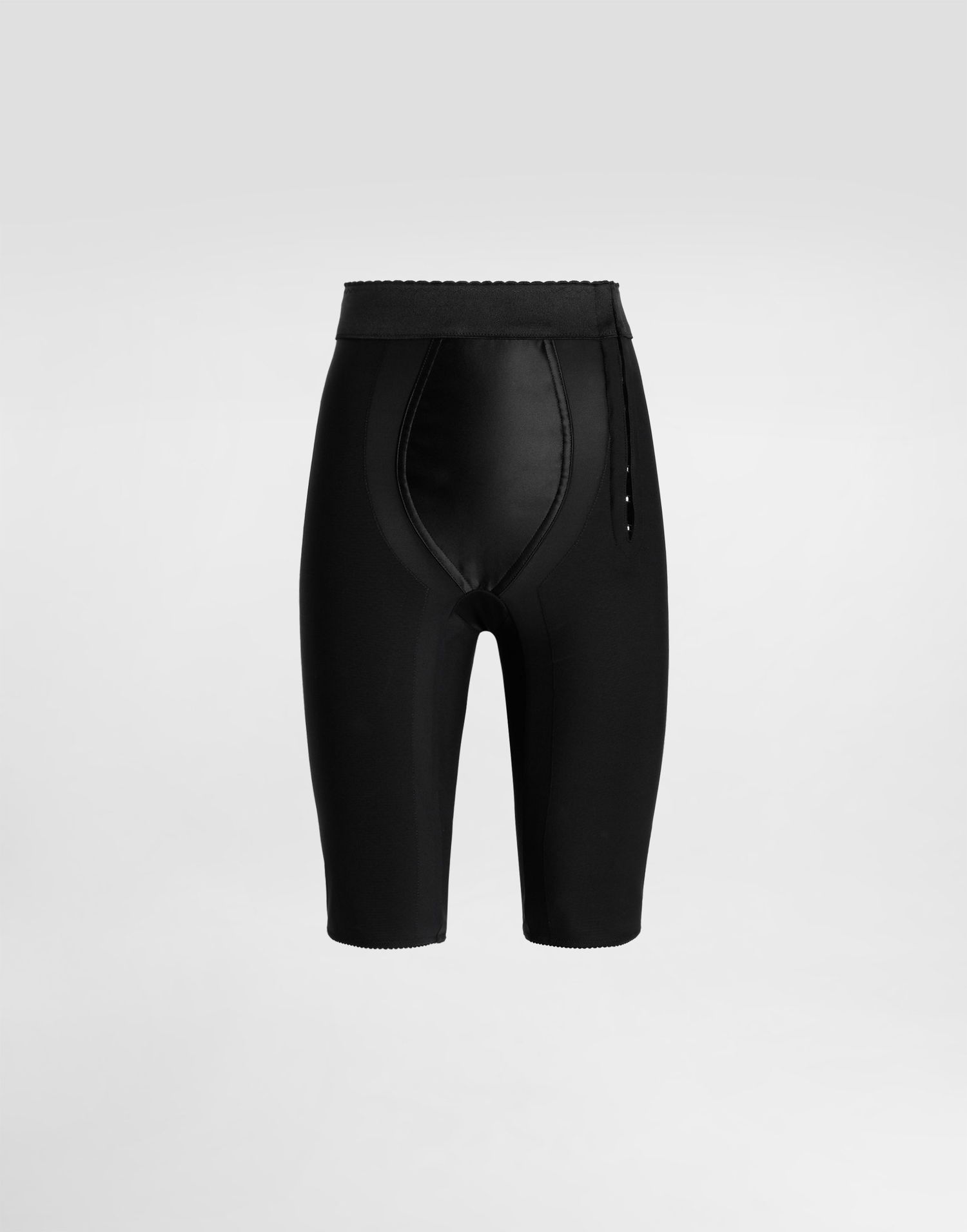 Kratke hlače Dolce & Gabbana Dolce & Gabbana Stretch Satin Bike Shorts Črna | FTAMHTGDCMXN0000, 0