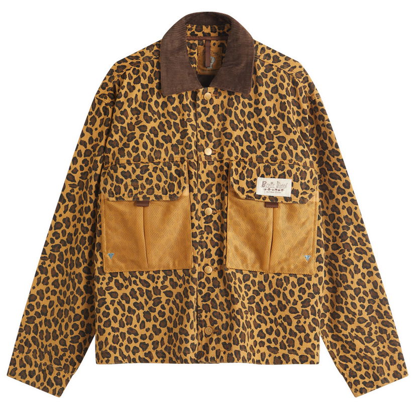 Jakna Brain Dead Brain Dead Cropped Chore Jacket, Size Large Rumena | BDS25OO00043-LPD