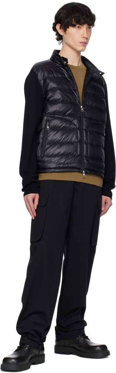 Puhovka Moncler Moncler Padded Zip-Up Jacket Črna | K10919B00016M1131, 4