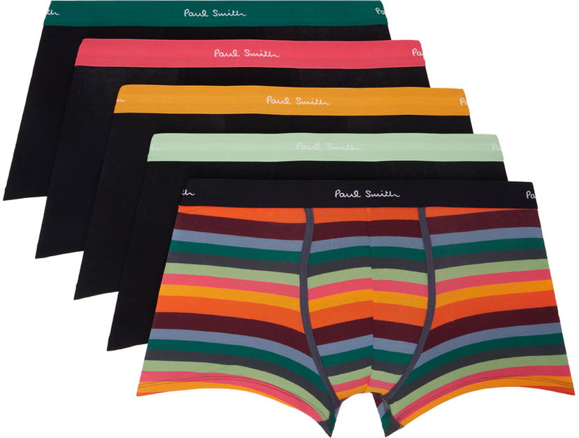 Boksarice Paul Smith Paul Smith Five-Pack 'Artist Stripe' Boxer Briefs Večbarvna | M1A-914-M5PK1-79