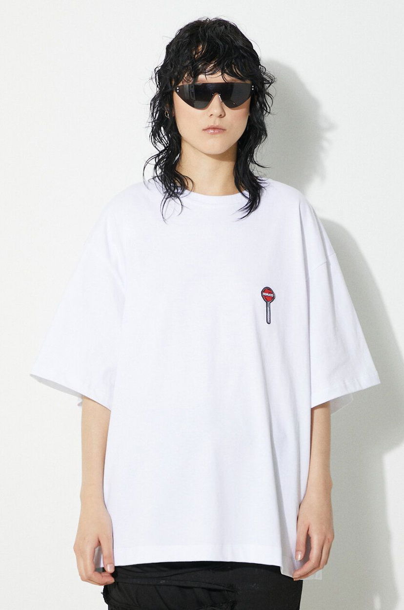 Majica Fiorucci Fiorucci Lollipop Patch Boxy T-Shirt Bela | M01FPTSH103CJ01WH03