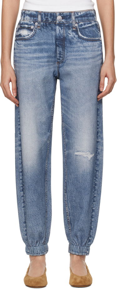Kavbojke rag & bone Miramar Terry Jogger Lounge Pants Modra | WCW23F70008200, 0