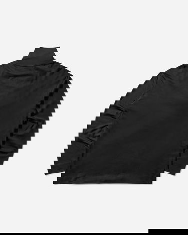 Majica Dries Van Noten Mock Neck Long Sleeve T-Shirt Črna | 252-021115-2603 900, 0