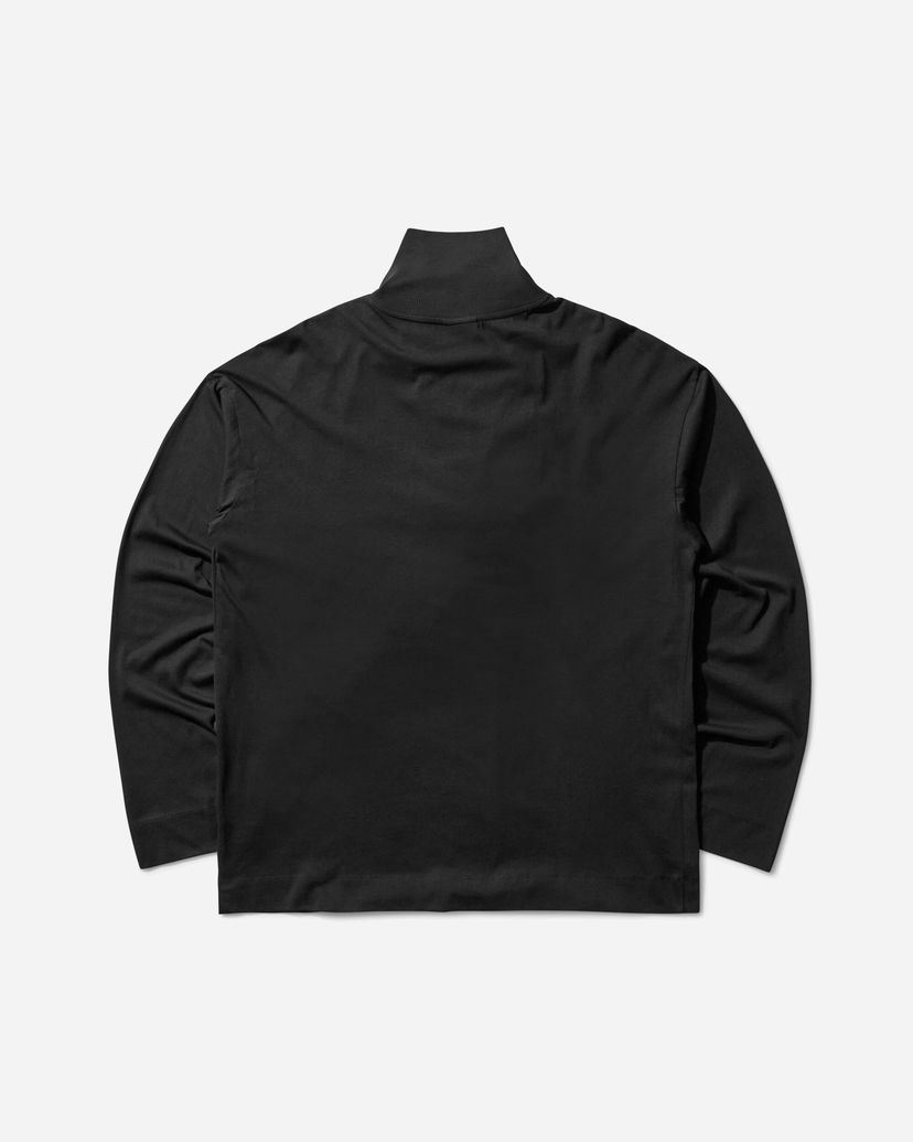 Majica Dries Van Noten Mock Neck Long Sleeve T-Shirt Črna | 252-021115-2603 900