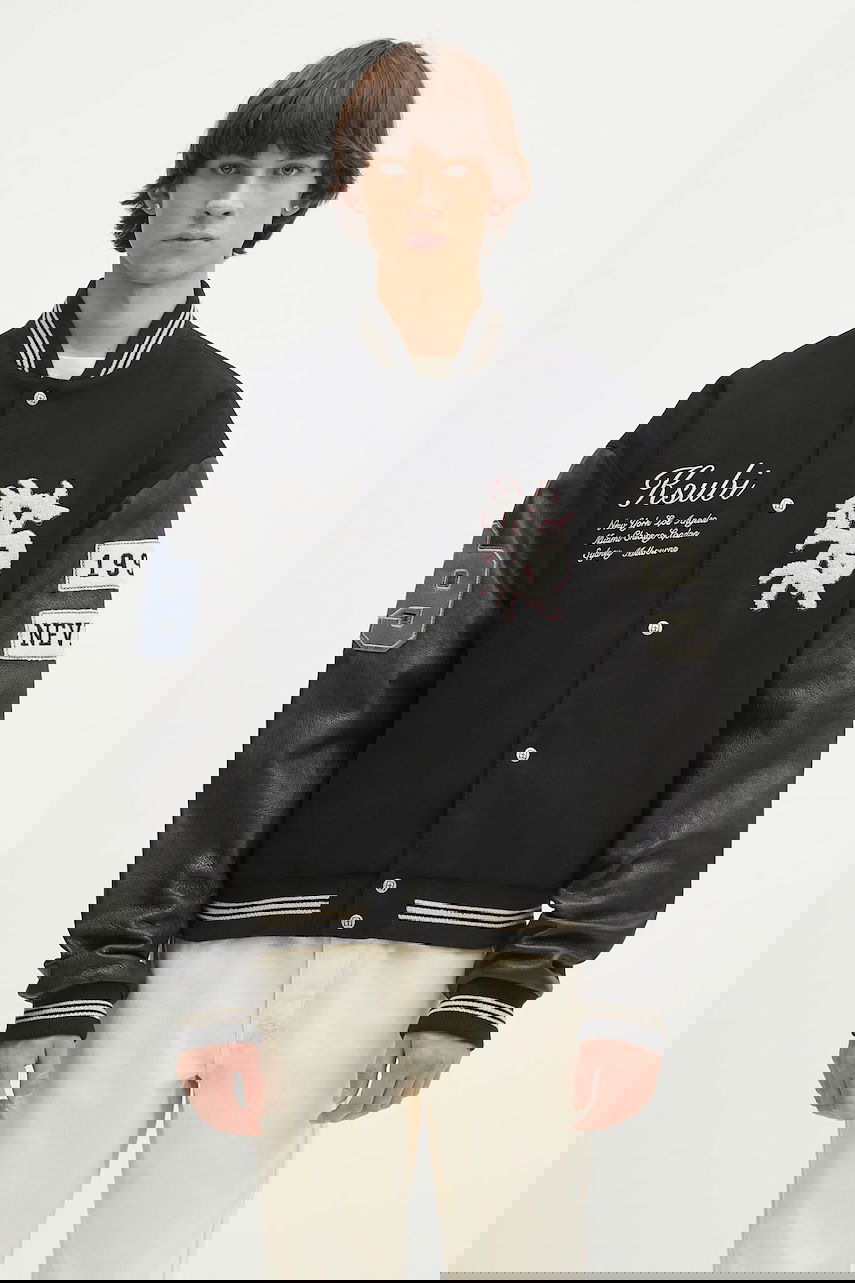 Bomber jakna Ksubi KSUBI Playoff Varsity Bomber Jacket Črna | MSP25JK003, 0
