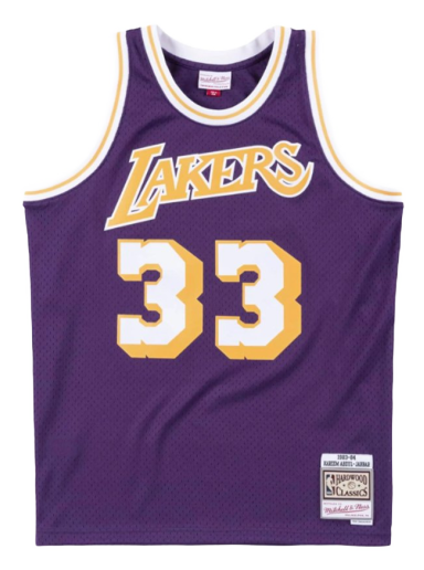 Dres Mitchell & Ness Los Angeles Lakers Kareem Abdul-Jabbar Swingman Jersey Lila | SMJYAC18109-LALPURP83KAB