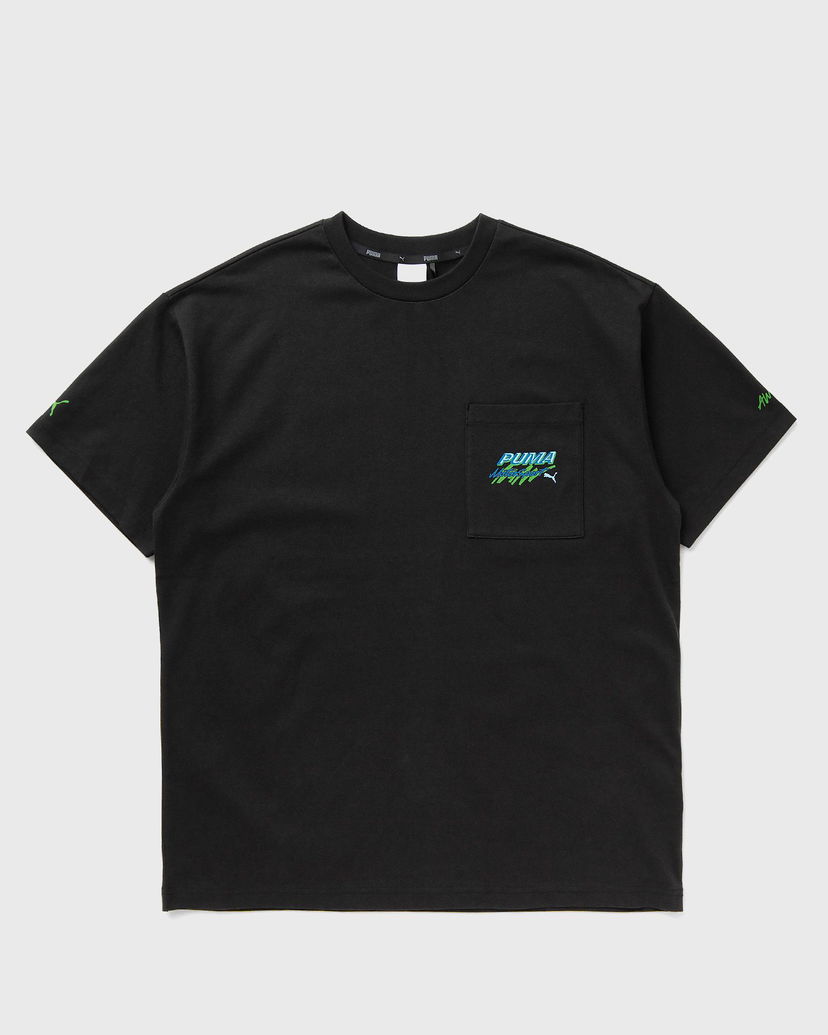 Majica Puma Pocket Tee with Graphic Print Črna | 632012-01