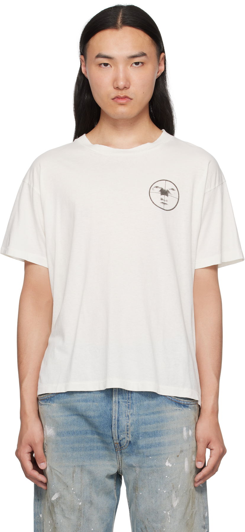 Majica Enfants Riches Déprimés Enfants Riches Déprimés Ritual Prayer Graphic T-Shirt Bela | 010-822