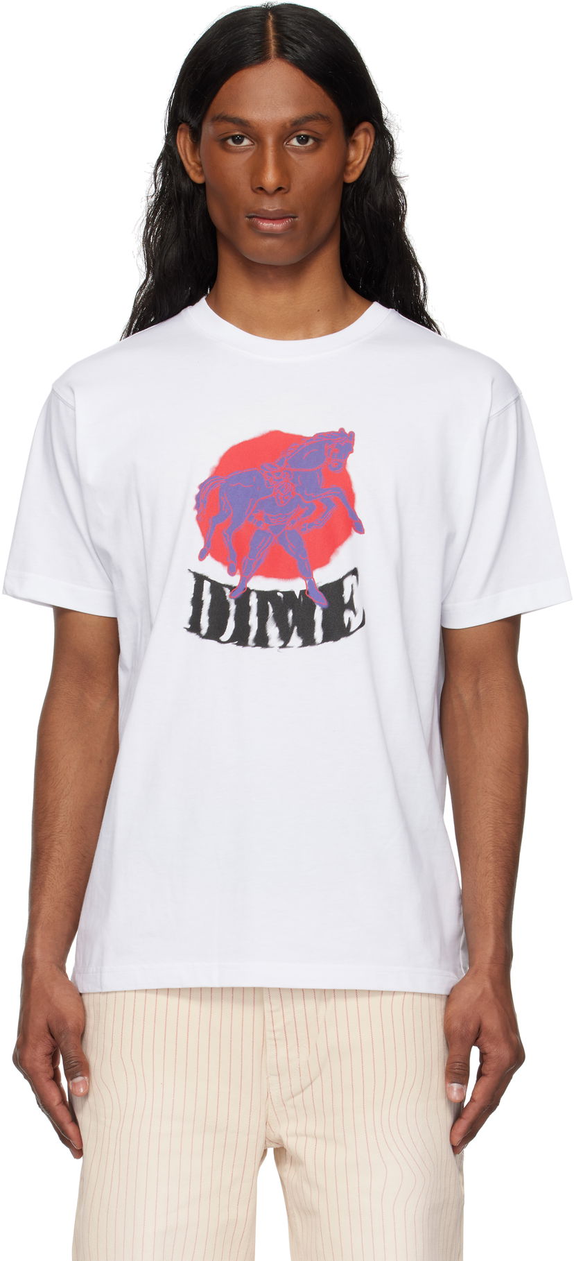 Majica Dime Dime Horseplay Graphic T-Shirt Bela | DIME2SP2556WHT