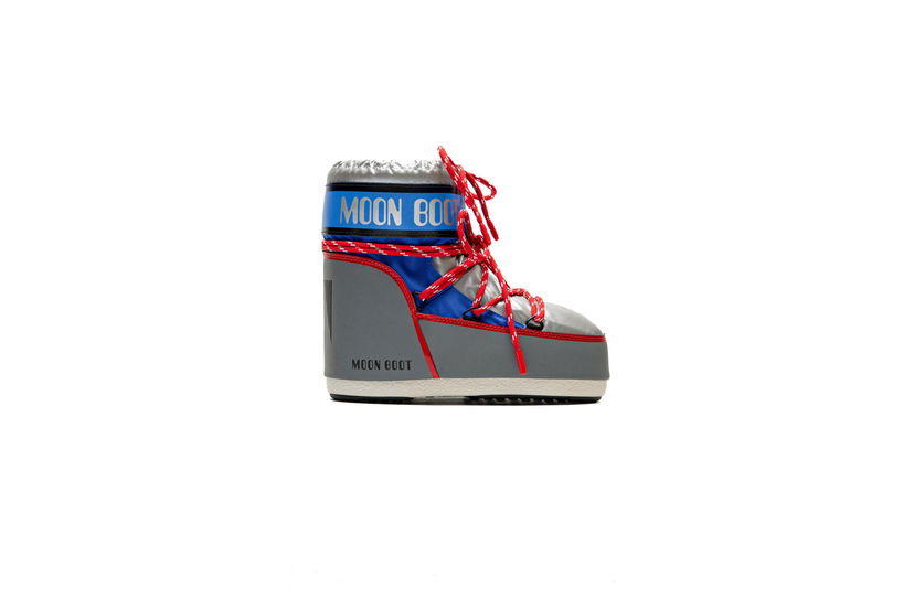 Superge in čevlji Moon Boot Icon Low Space Racing Boots Siva | 80D1409650-HF04