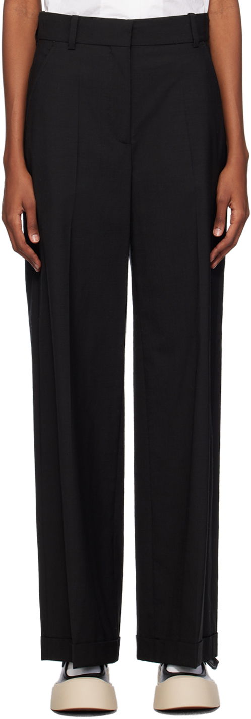 Hlače KENZO Paris Tailored Trousers Črna | FE52PA0869RB