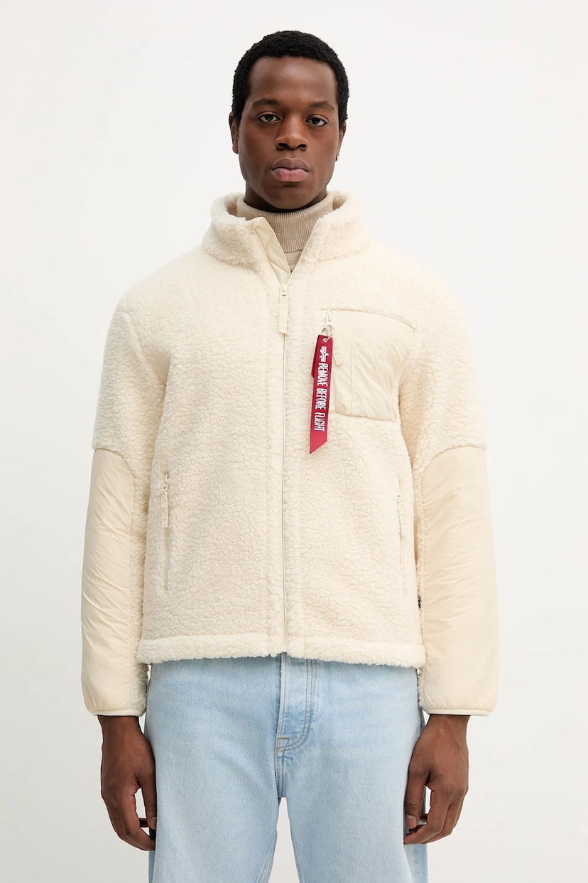 Jakna Alpha Industries Sherpa Fleece Jacket Bela | 148118.16