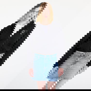 Pulover GUESS GUESS Roberta Full Zip Crop Sweatshirt Črna | V5RQ20KC3D2-FJ8N, 0