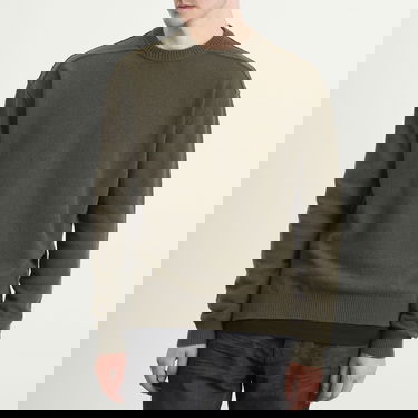 Pleteni pulover Rick Owens Rick Owens Knit Crew Sweater Zelena | RU02E1684-WSBR-25, 2