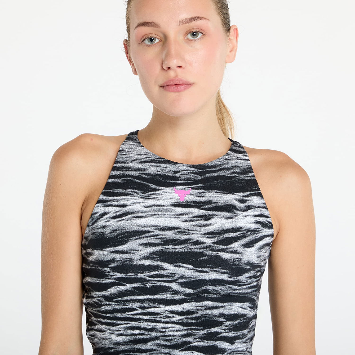 Majica brez rokavov Under Armour Project Rock Lets Go BTB Top Pt Black Črna | 1388090-001, 1