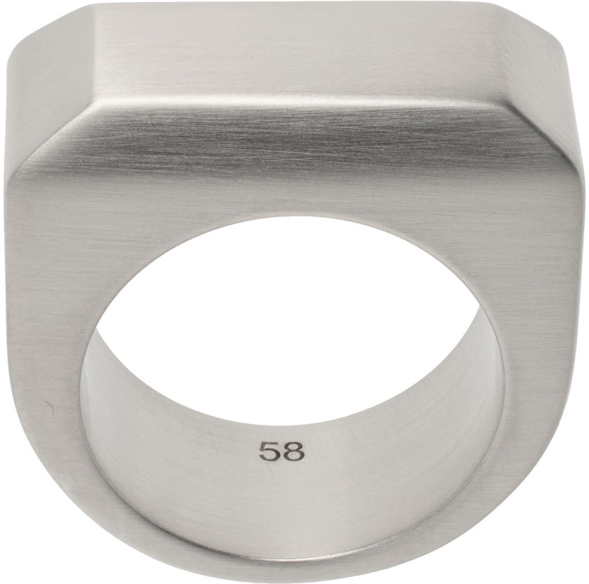 Prstan Rick Owens Rick Owens Beveled Ring Kovinski | RJ0000052 MMT