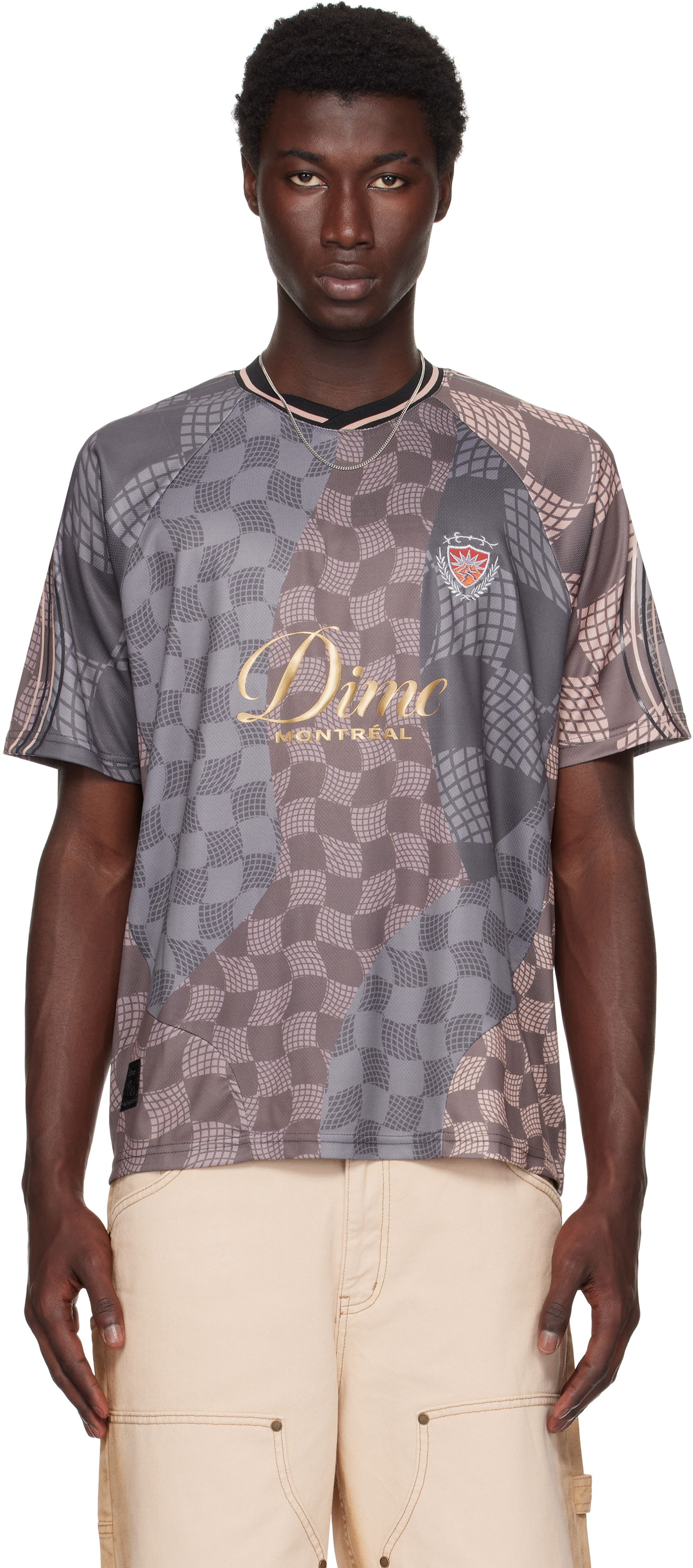 Dres Dime Dime Checkered Home Jersey Siva | DIMESU254GRY, 0
