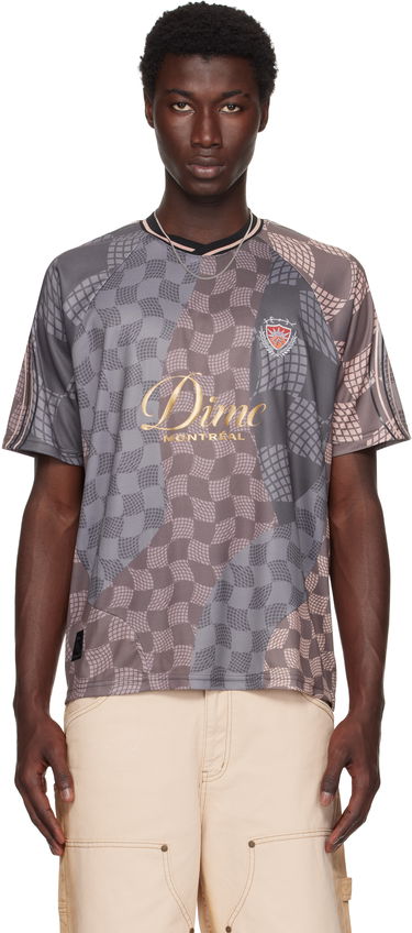 Dres Dime Dime Checkered Home Jersey Siva | DIMESU254GRY, 0