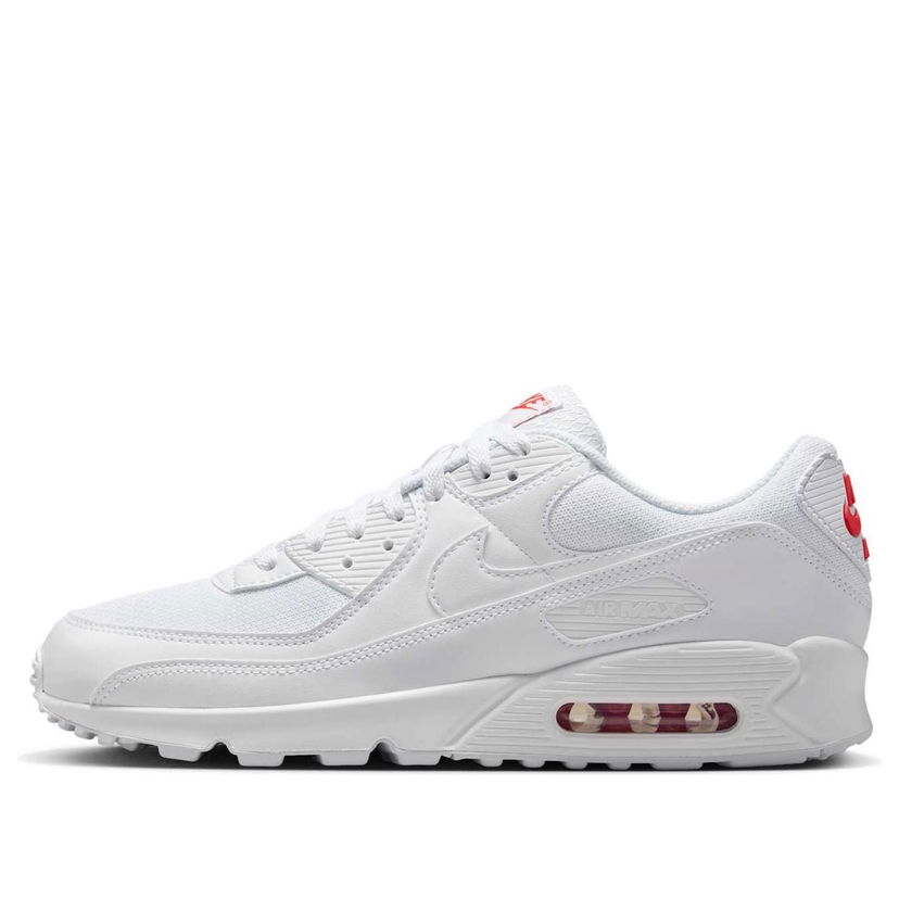 Superge in čevlji Nike Air Max 90 'White Light Crimson' Bela | DM0029-118