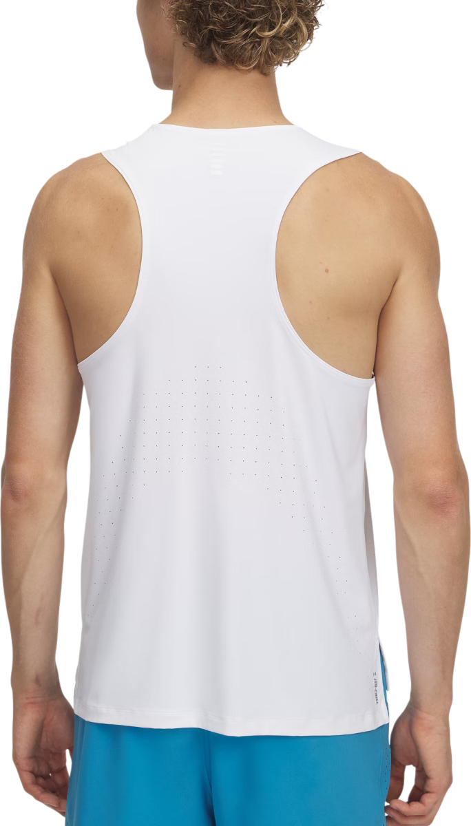 Majica brez rokavov Under Armour UA Launch Elite Singlet Bela | 1389800-100, 1