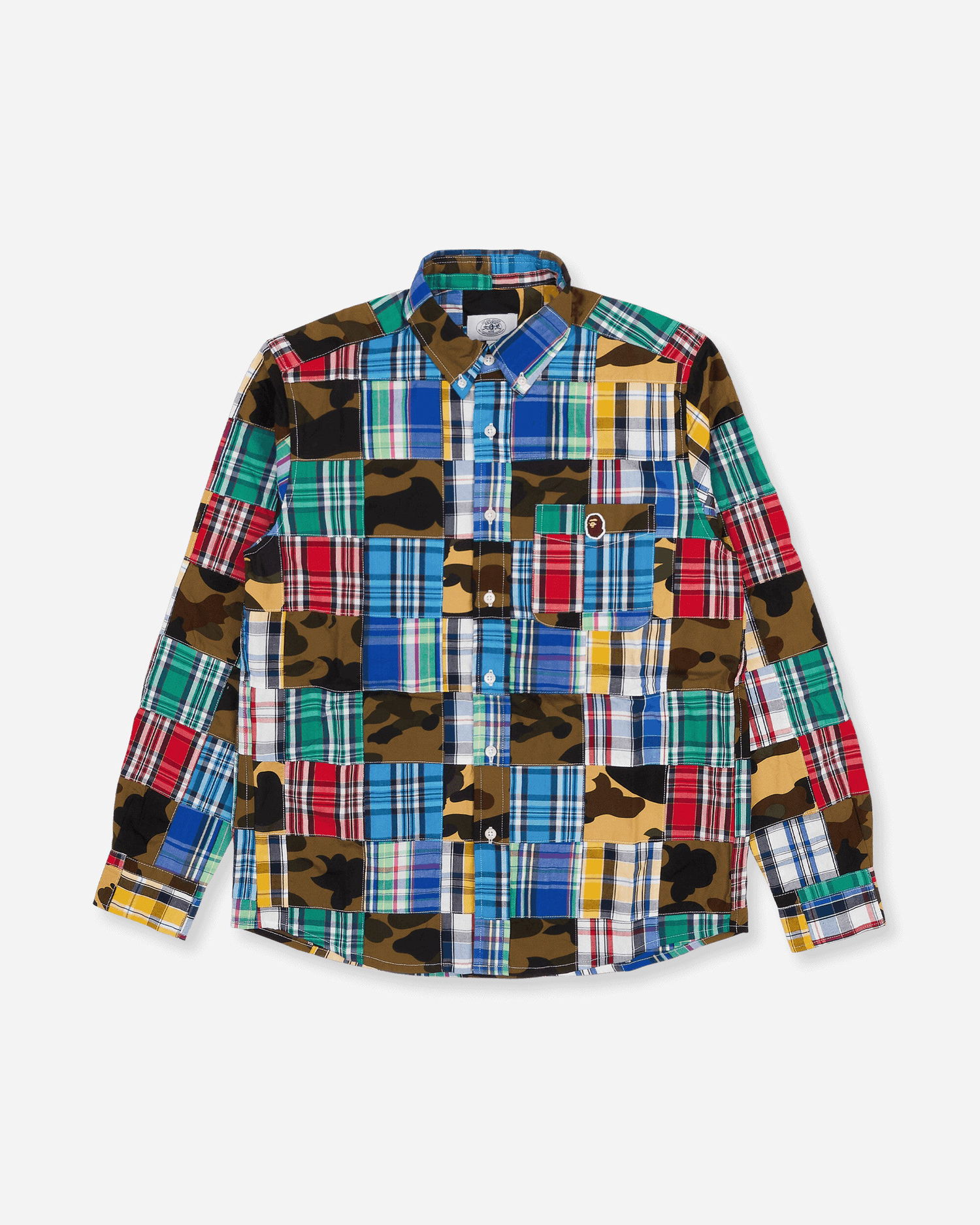 Srajce BAPE Patchwork Shirt Večbarvna | 1G30131005 MULTI, 1