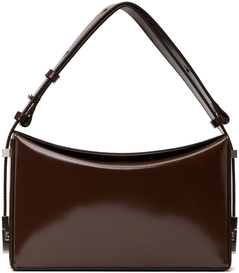 Torba za čez ramo OSOI Leather Shoulder Bag Rjava | 24SSB03004103