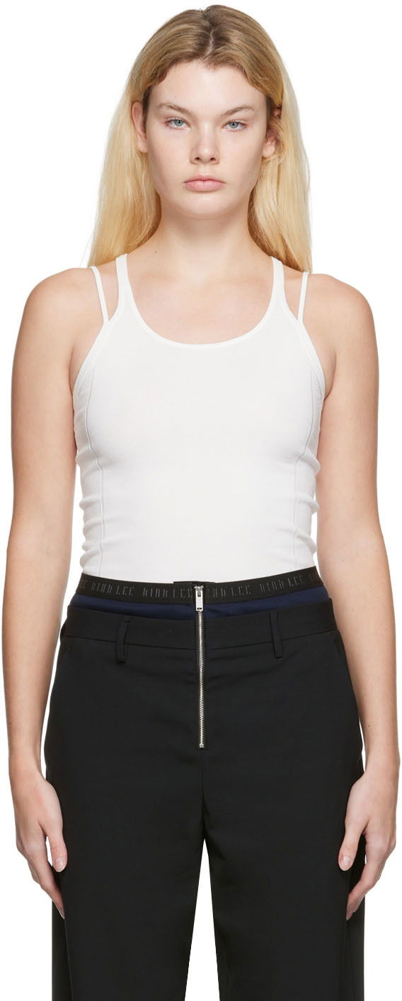 Majica brez rokavov Dion Lee Density Tank Top Bela | C7098P22