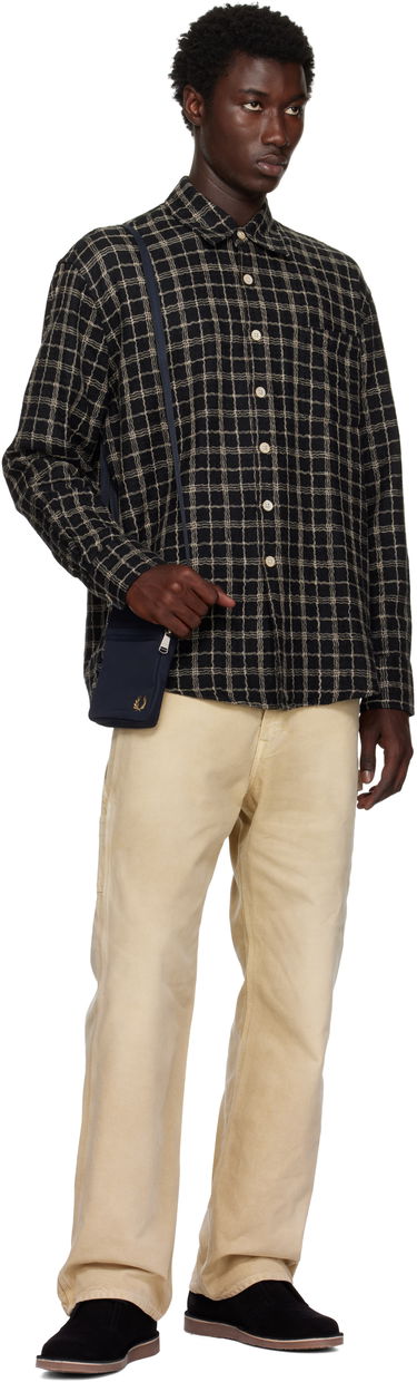 Torba za čez ramo Fred Perry Fred Perry Brentham Nylon Side Bag Mornarica | L9263, 3