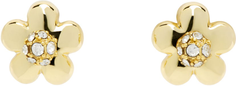 Uhani Marc Jacobs Marc Jacobs 'The Daisy' Crystal Flower Stud Earrings Rumena | 2S5JER001J87