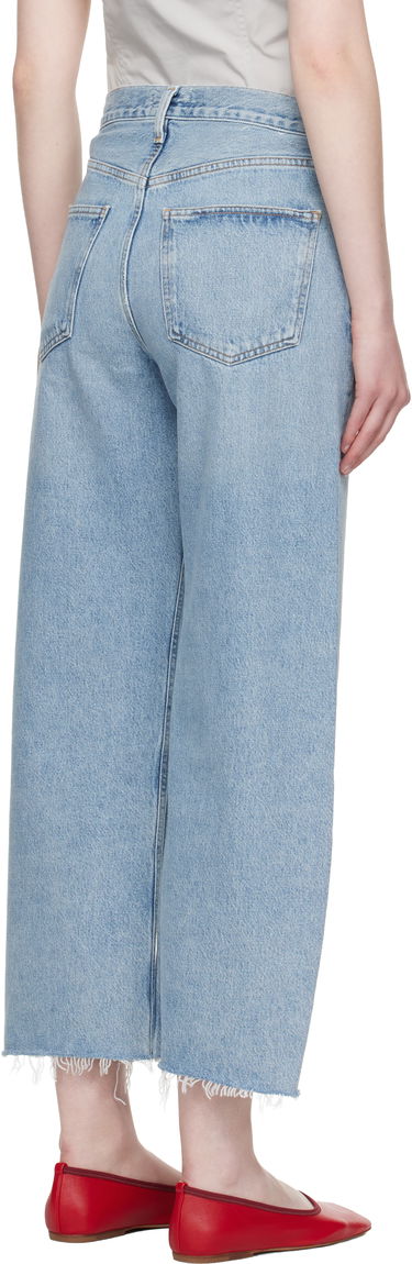Kavbojke AGOLDE AGOLDE Low Curve Fray Jeans Modra | A238-1206, 2